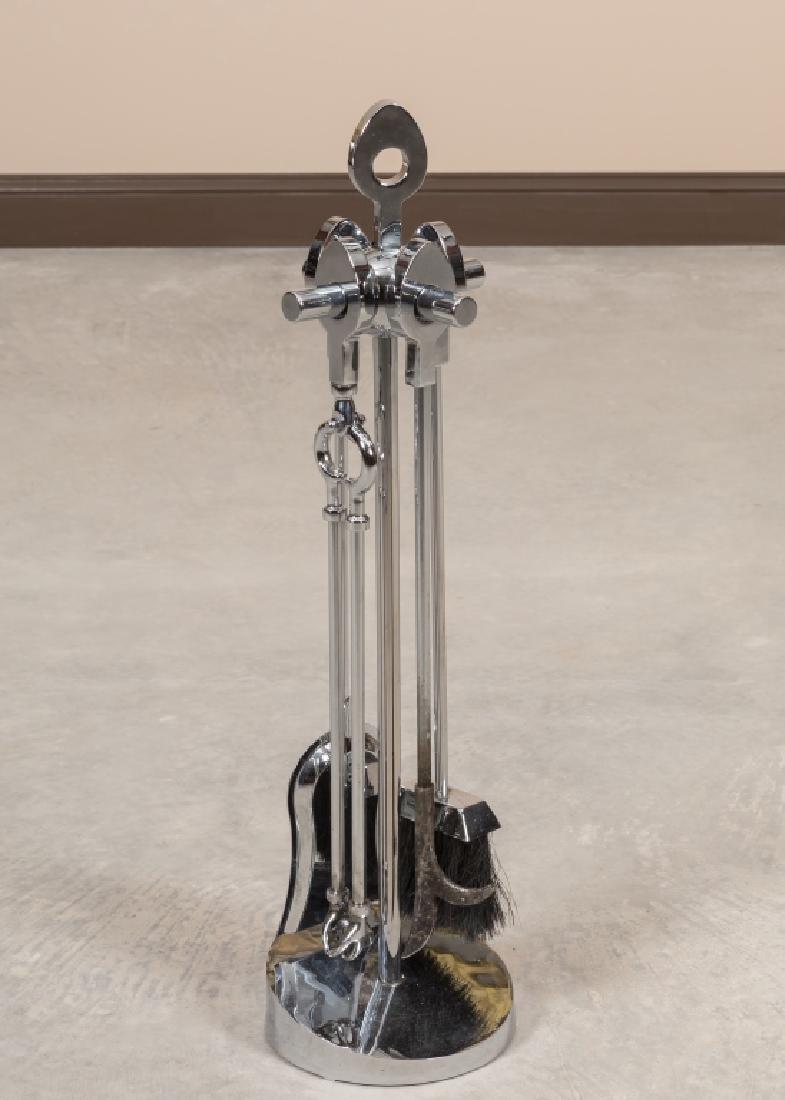 Maison Charles-Style Chrome Fireplace Tools (1 of 4)