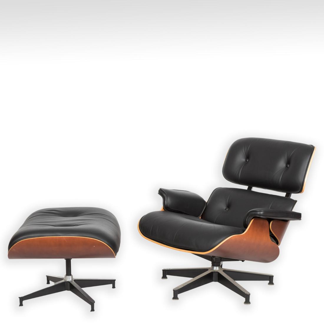 Herman Miller Eames Chairs & Ottoman - Signed (1 of 6)