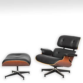 Herman Miller Eames Chairs & Ottoman - Signed (1 of 6)