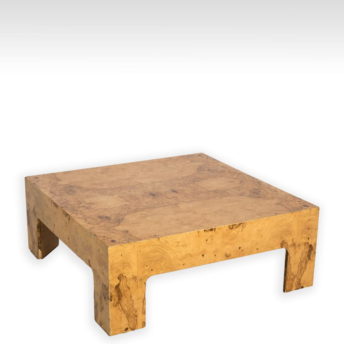 Milo Baughman Thayer Coggin Burl Coffee Table (1 of 4)
