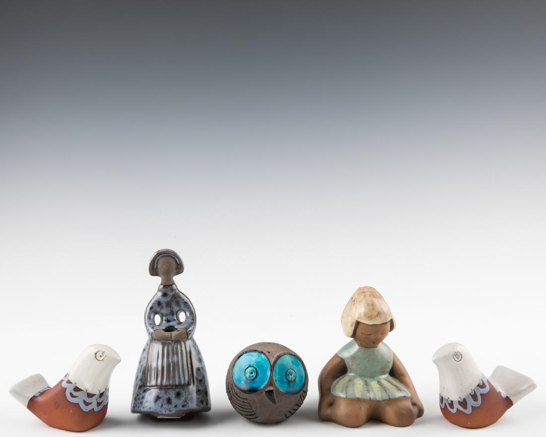 Group Scandinavian Art Pottery - Elsi Bourelius (1 of 6)