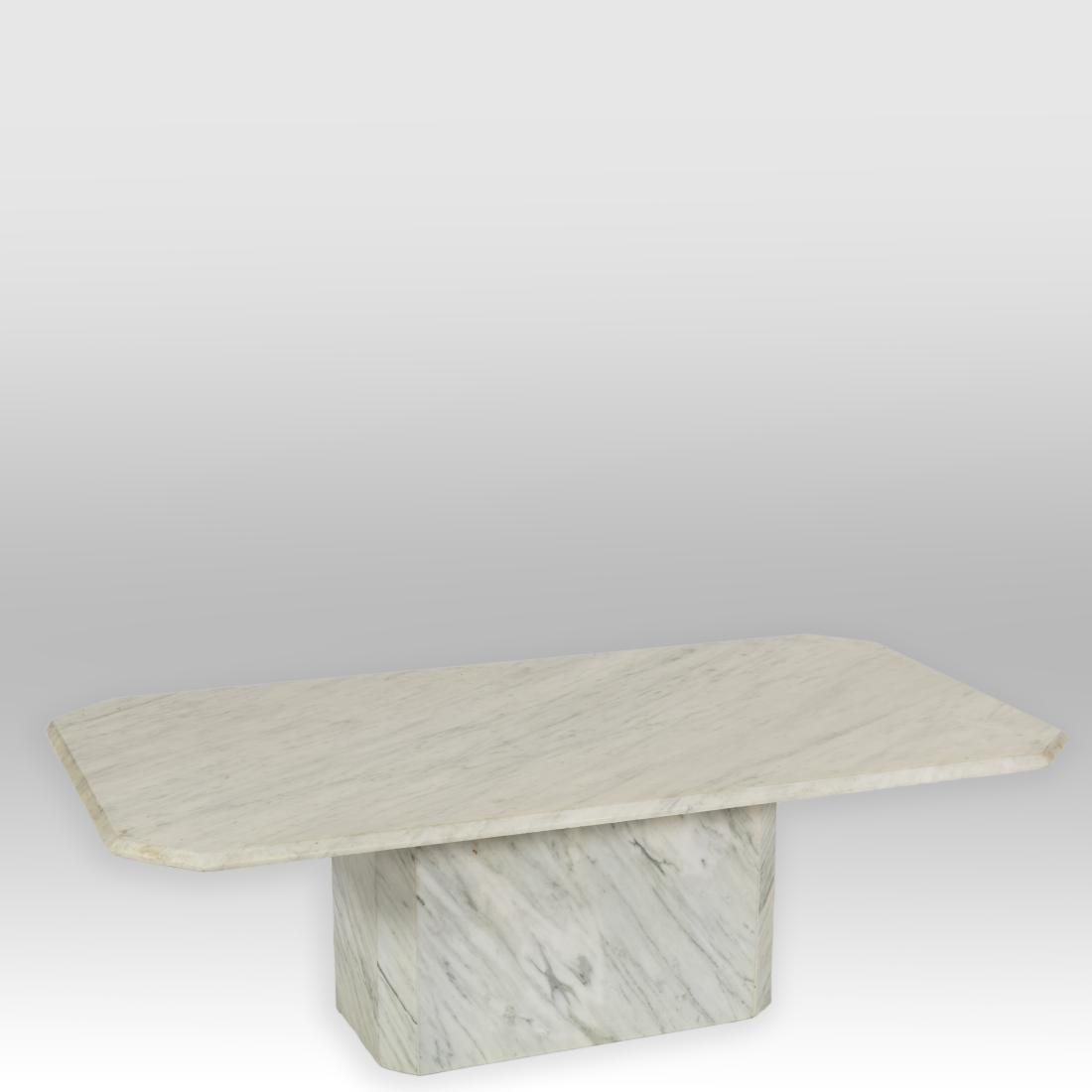 Mid Century Two Part Marble Coffee Table (1 of 1)