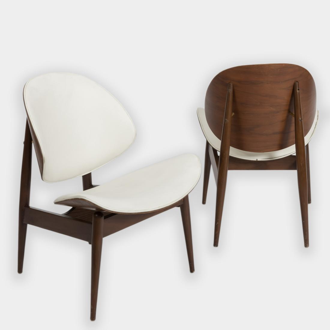 Pair Kodawood Clam Lounge Chairs (1 of 6)