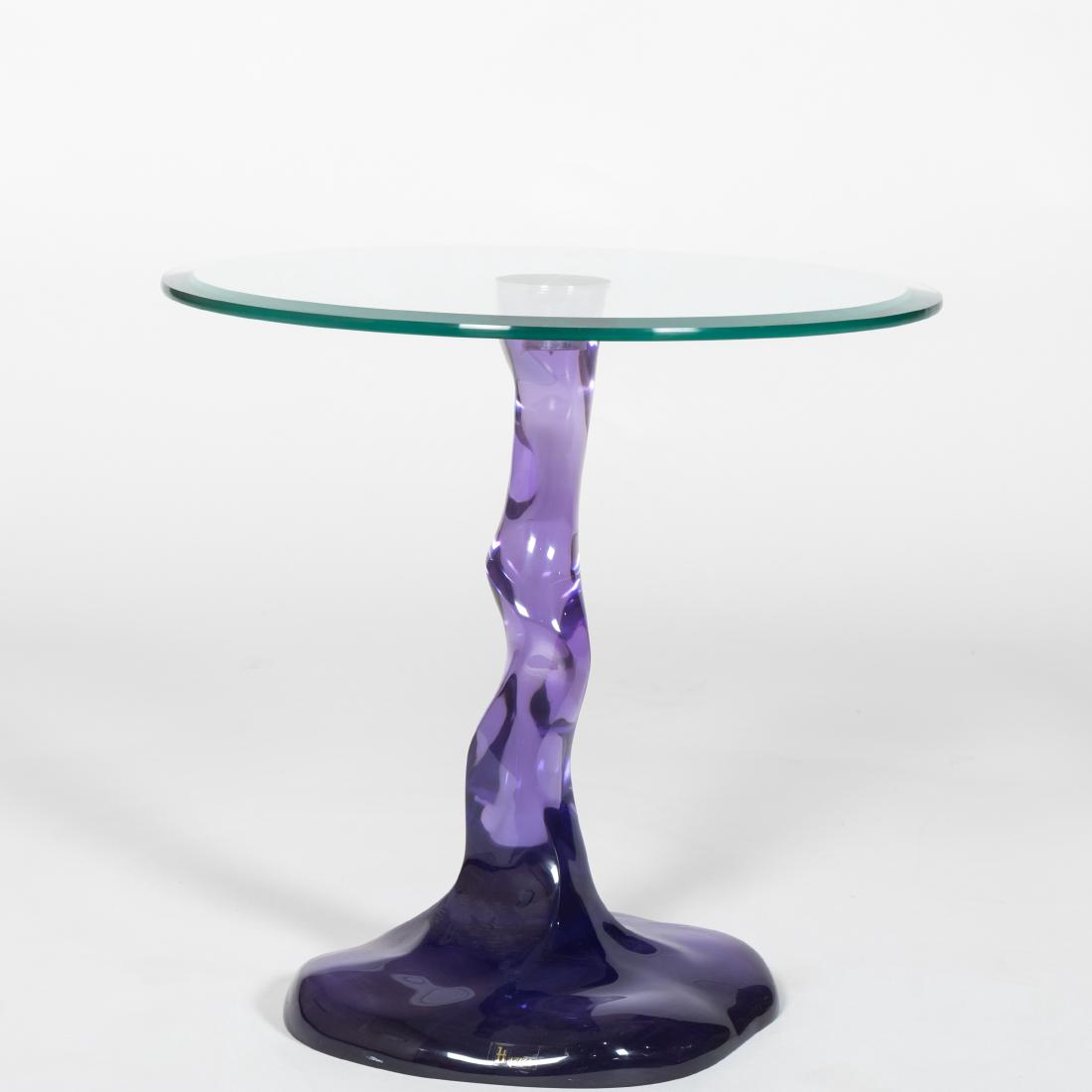 Haziza Multi Colored Base Side Table - Signed (1 of 5)