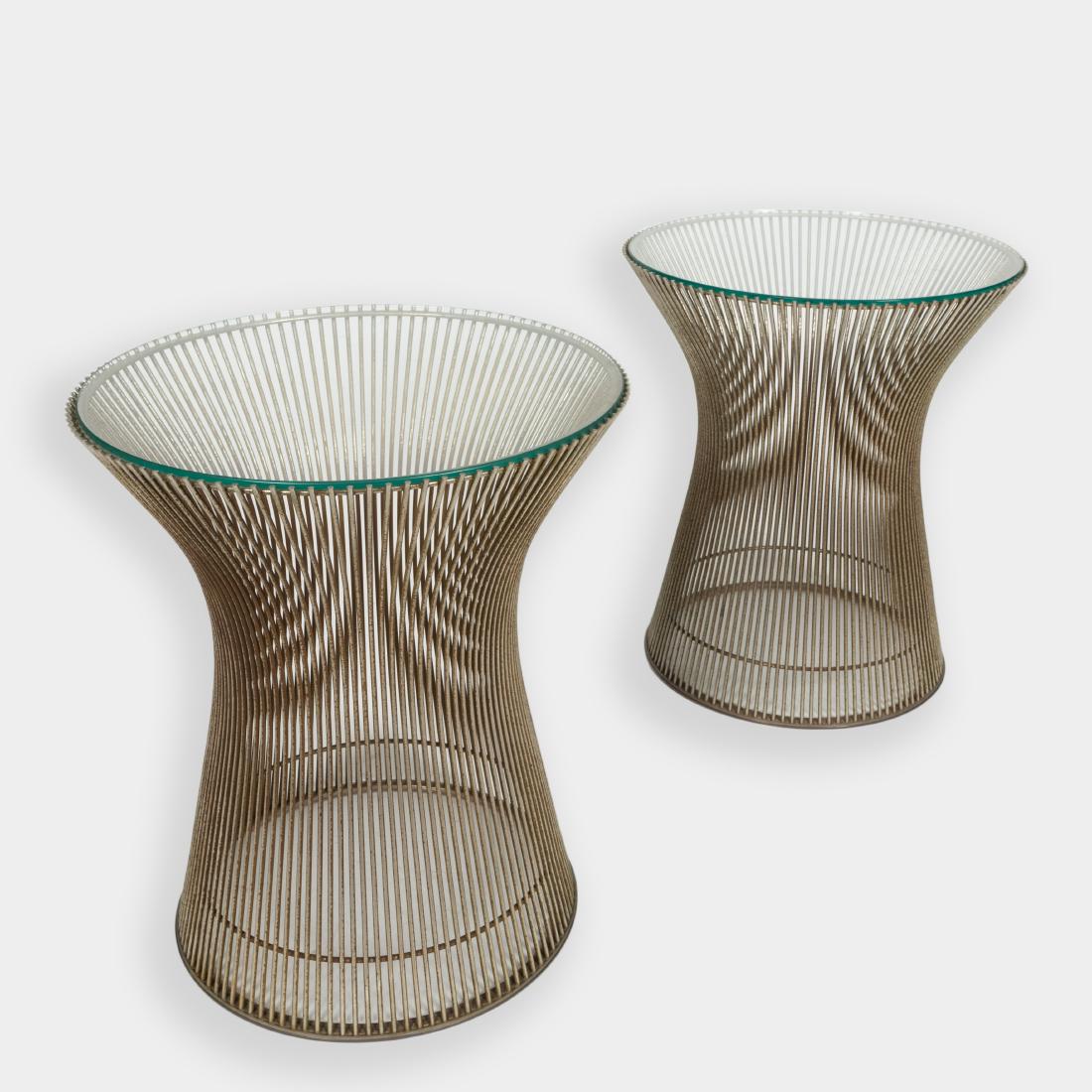 Pair Warren Platner for Knoll Side Tables (1 of 3)