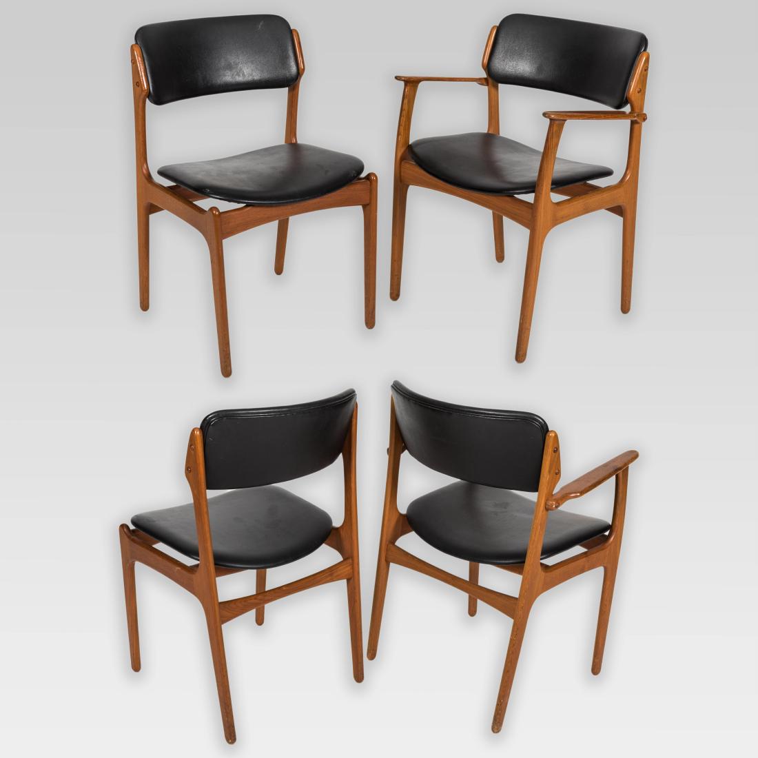 Four Erik Buck for Domus Danica Kitchen Chairs (1 of 6)