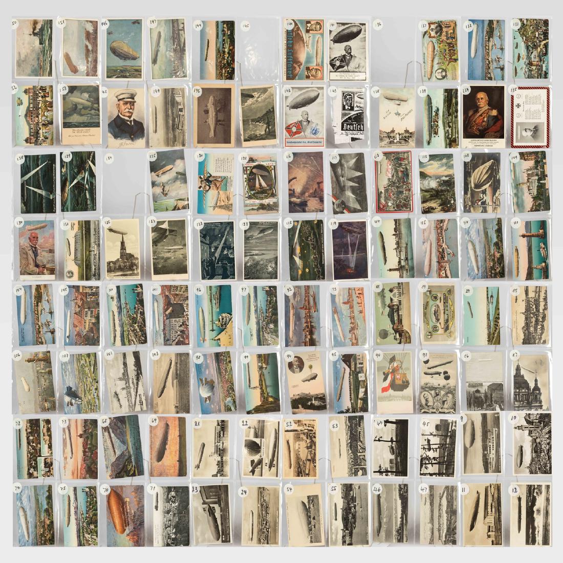 Collection of German Zeppelin Postcards (1 of 8)