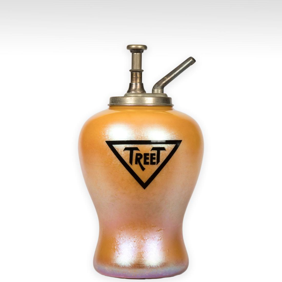 Treet Syrup Dispenser: Description - A Treet syrup dispenser. Dimensions - 14" x 7.5"