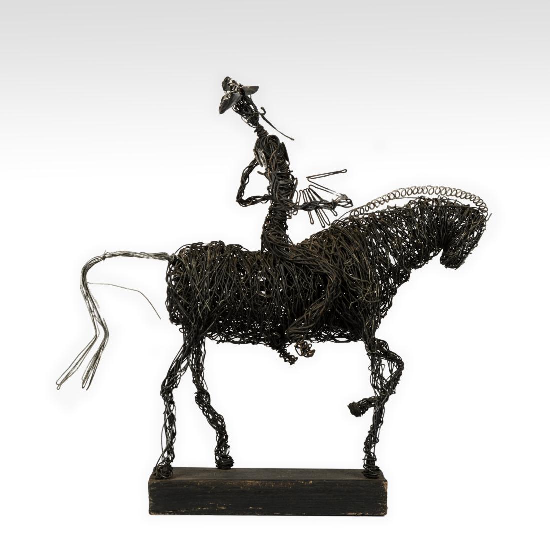 Paco Valle Wire Sculpture - Signed (1 of 3)