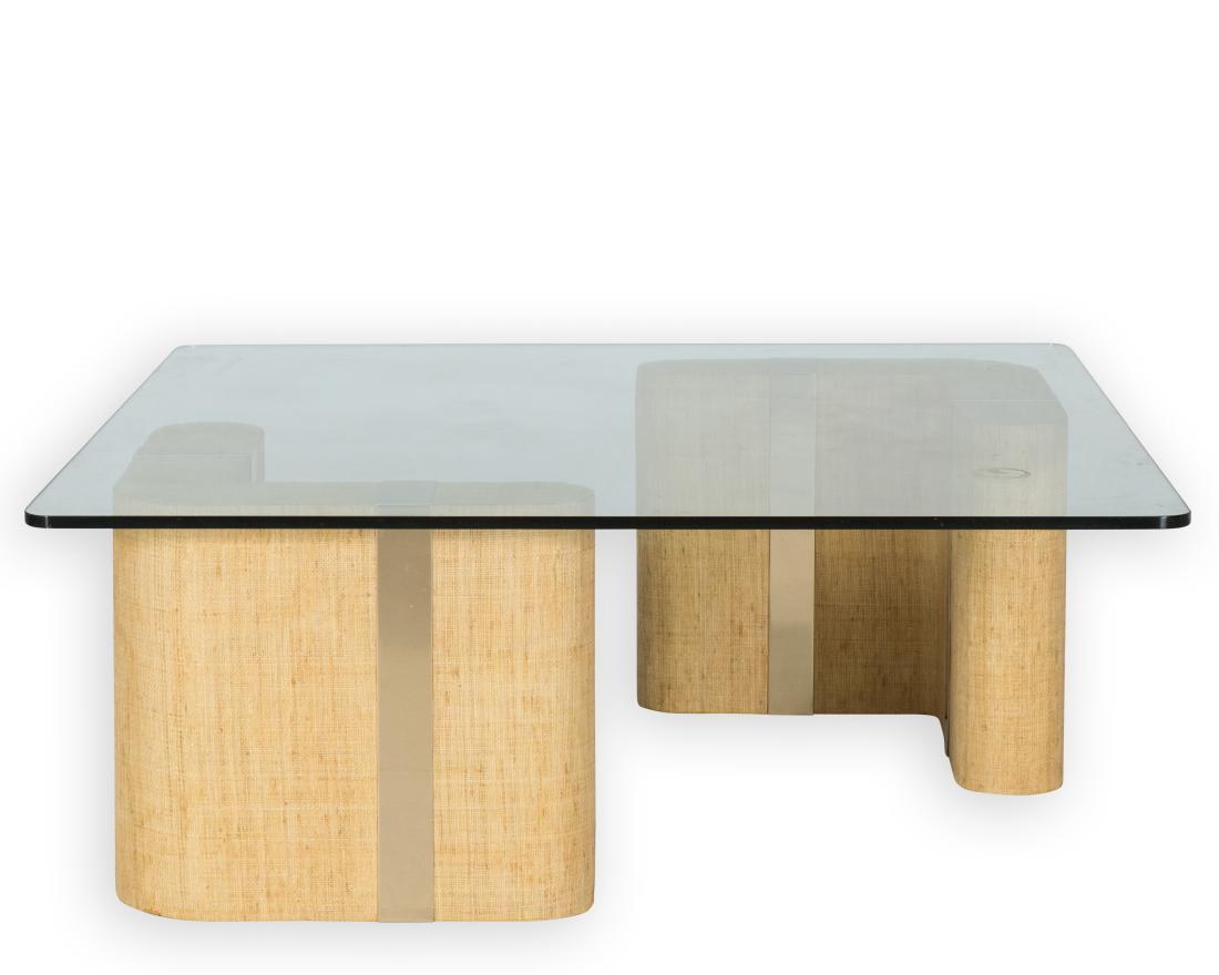 Double Pedestal Coffee Table - Springer Style (1 of 4)