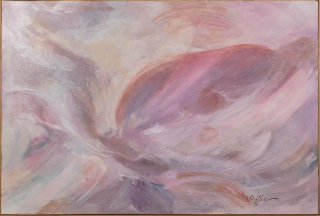 Large Abstract Oil Painting - Signed (1 of 3)