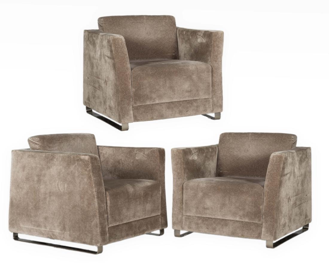 Three Bernhardt Lounge Chairs (1 of 6)