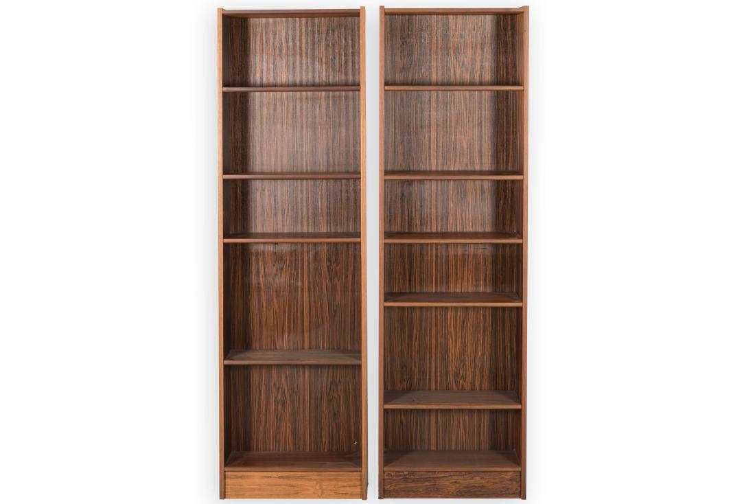 Pair Danish Rosewood Bookcases (1 of 3)