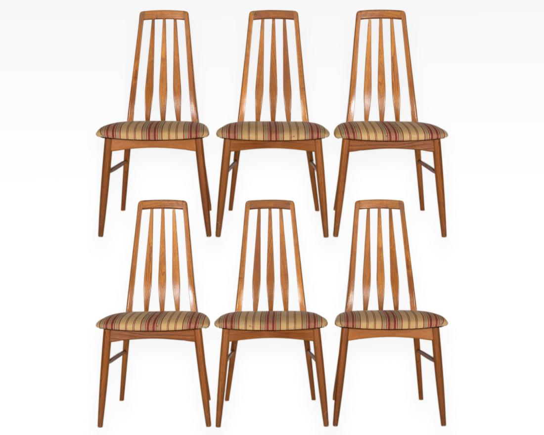 Set Six Koefoeds Hornslet Danish Chairs - Signed (1 of 9)