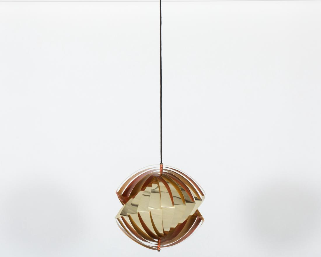 Louis Weisdorf for Lyfa Tivoli Garden Pendant: Description - A Danish Louis Weisdorf for Lyfa Tivoli garden pendant. Dimensions - 50" x 18"