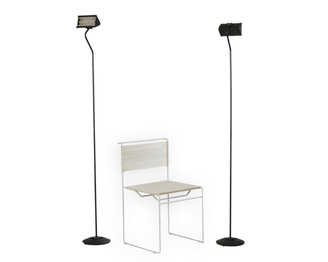 Fly Line Spaghetti Chair and Pair Artup Lamps (1 of 2)