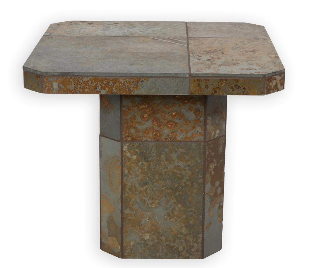 Paul Evans Style Brass and Slate Table (1 of 4)