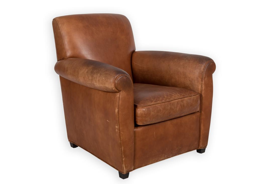 Coach for Baker Leather Club Chair (1 of 6)