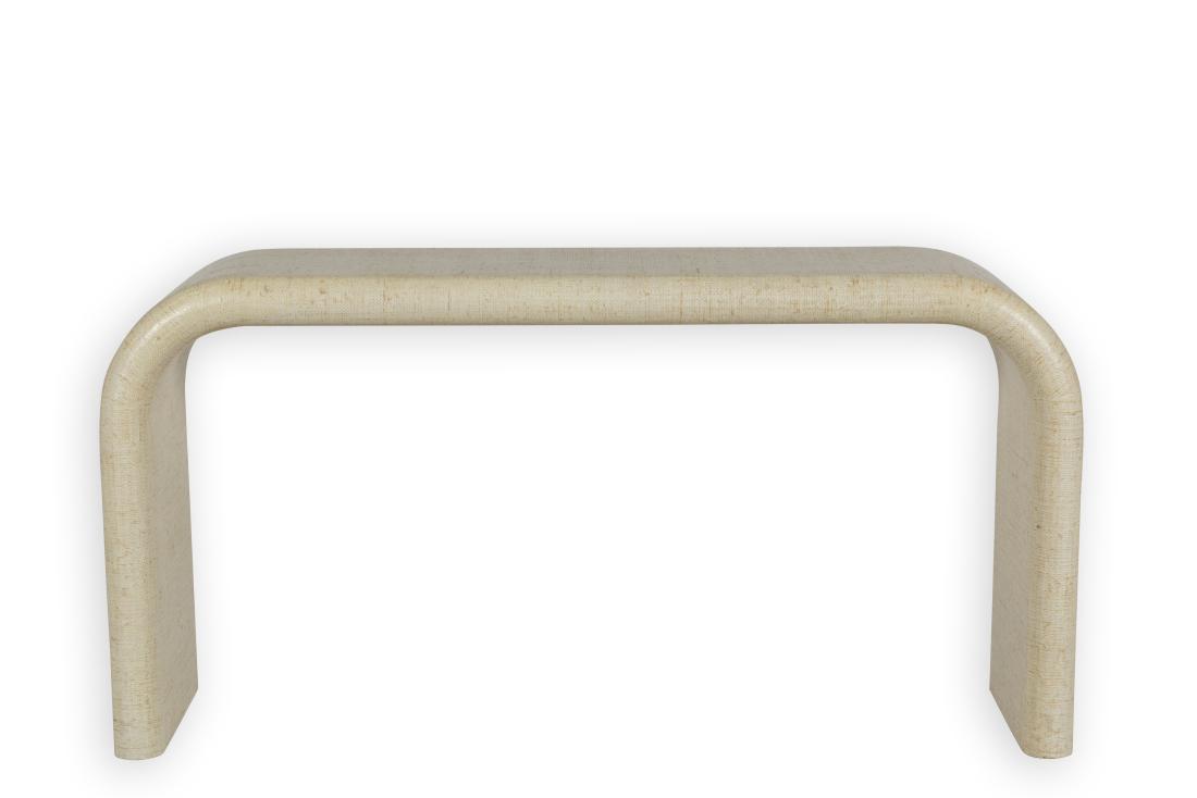 Karl Springer Style Console Table (1 of 3)