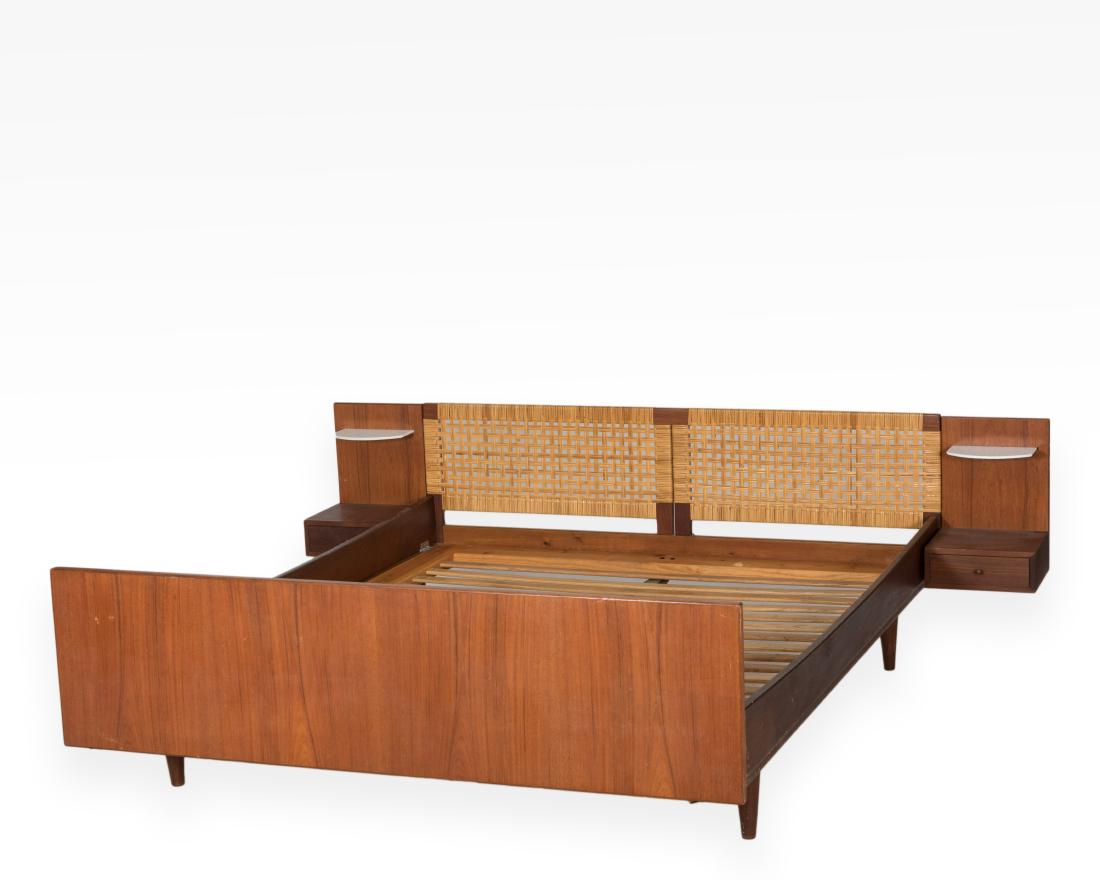 Hans Wegner Danish Teak Queen Bed - Signed (1 of 7)