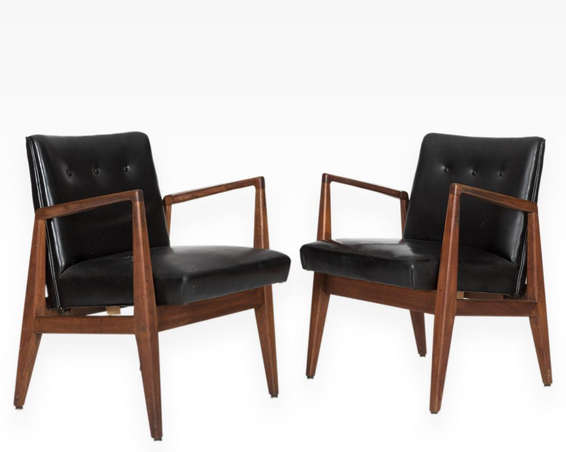 Pair Jens Risom Lounge Chairs (1 of 6)