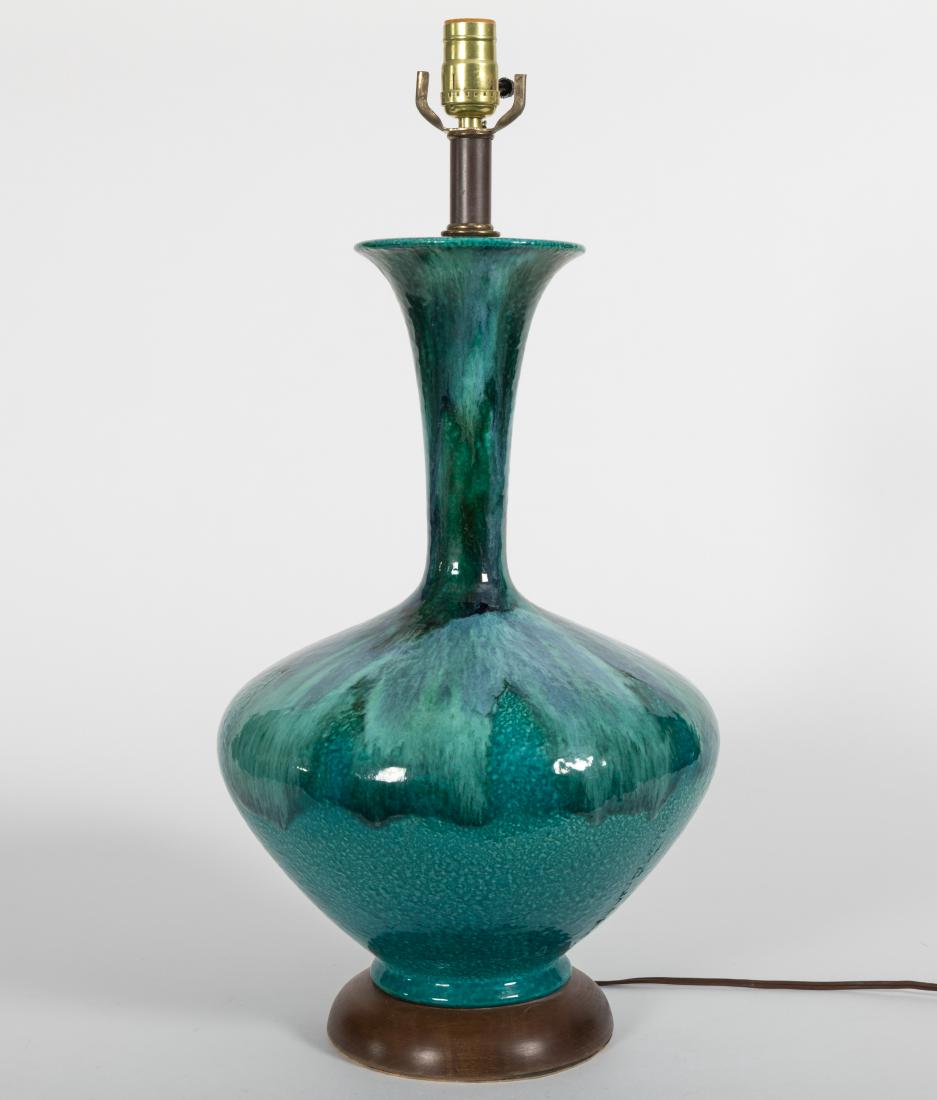 Mid Century Pottery Table Lamp (1 of 3)