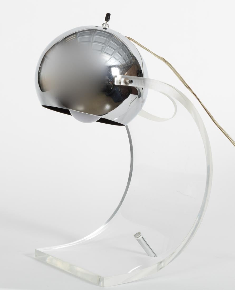 Sonneman Lucite and Chrome Desk Lamp (1 of 3)