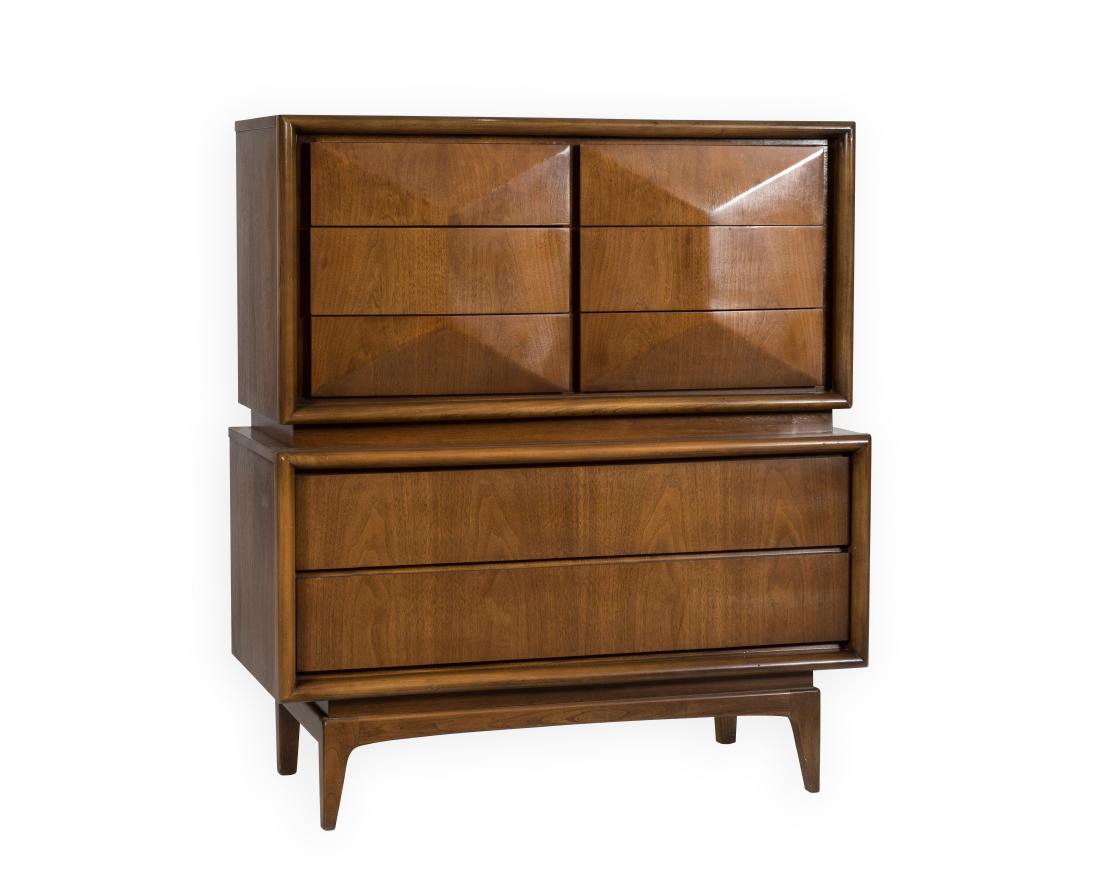 United Walnut Chest on Chest - After Kagan (1 of 6)