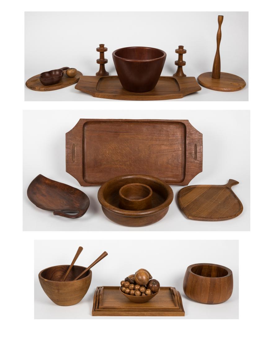 Large Group Danish Teak Kitchen Items (1 of 3)