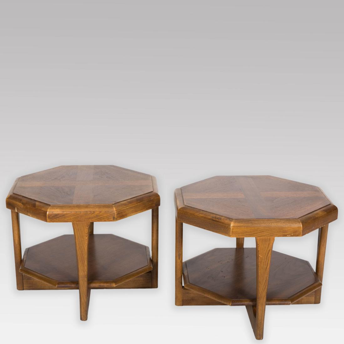 Pair Lane Alta Vista Hexagonal End Tables (1 of 4)