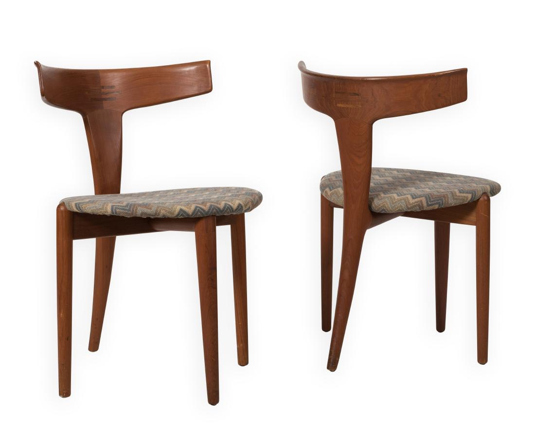 Pair Moreddi Denmark Teak Chairs - Signed (1 of 5)