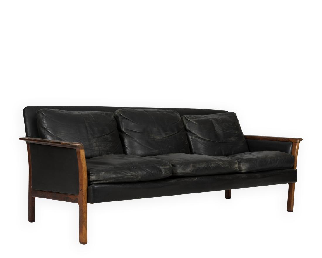Broderna Andersson Rosewood  Leather Sofa (1 of 6)