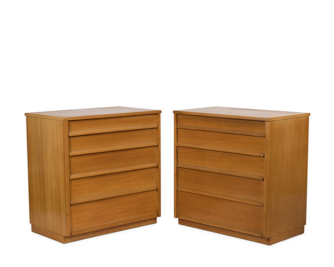 Pair Edward Wormley for Drexel Chests - Signed (1 of 4)