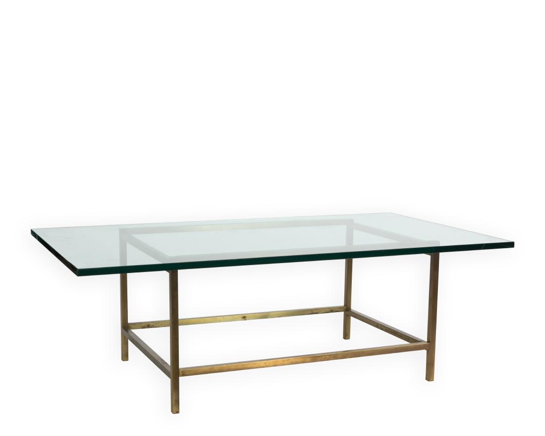 Paul McCobb Brass and Glass Coffee Table (1 of 3)