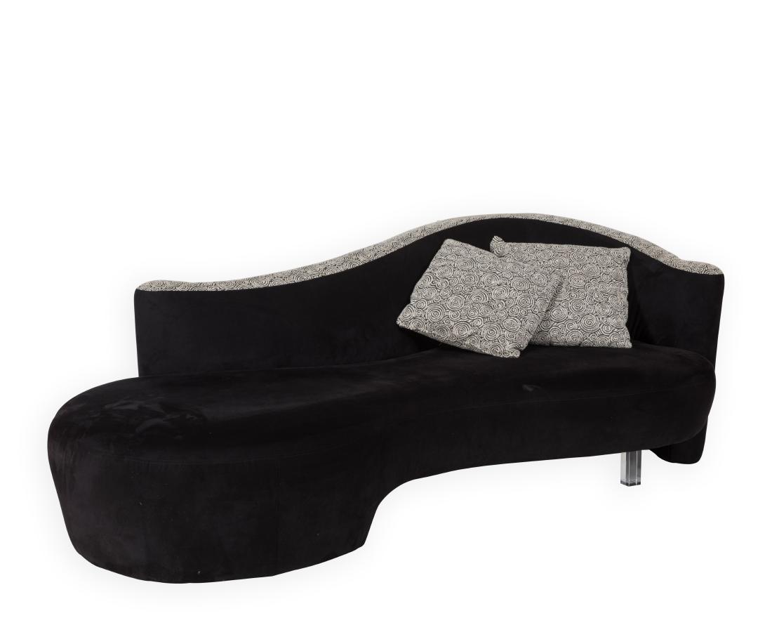 Vladimir Kagan Nautilus Sofa: Description - A Vladimir Kagan Nautilus sofa. Dimensions - 33" x 95" x 43"