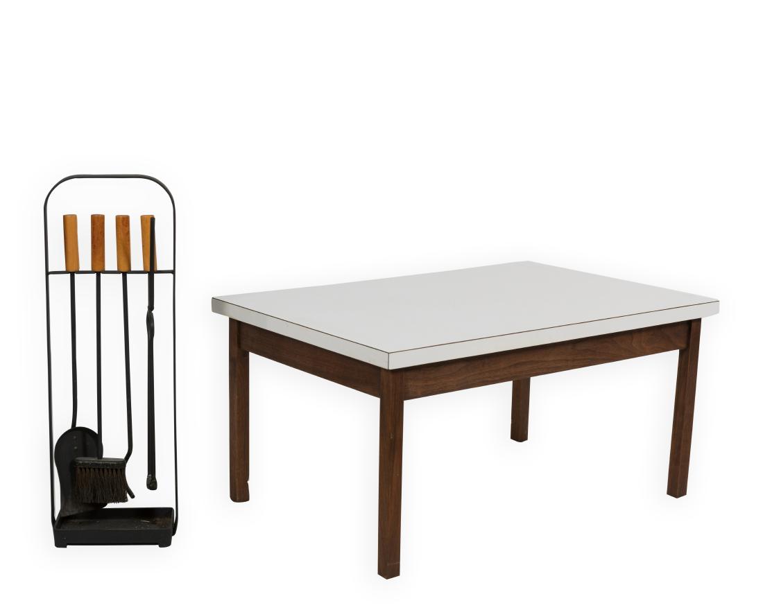 White Coffee Table and Fireplace Tools (1 of 3)