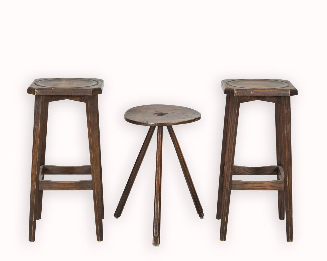 Three Primitive Stools (1 of 3)
