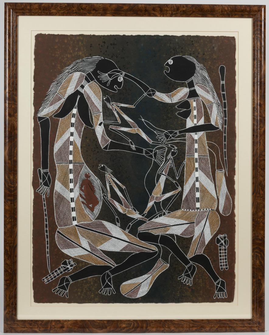 Large Aboriginal Painting - Alex Nganjima (1 of 5)