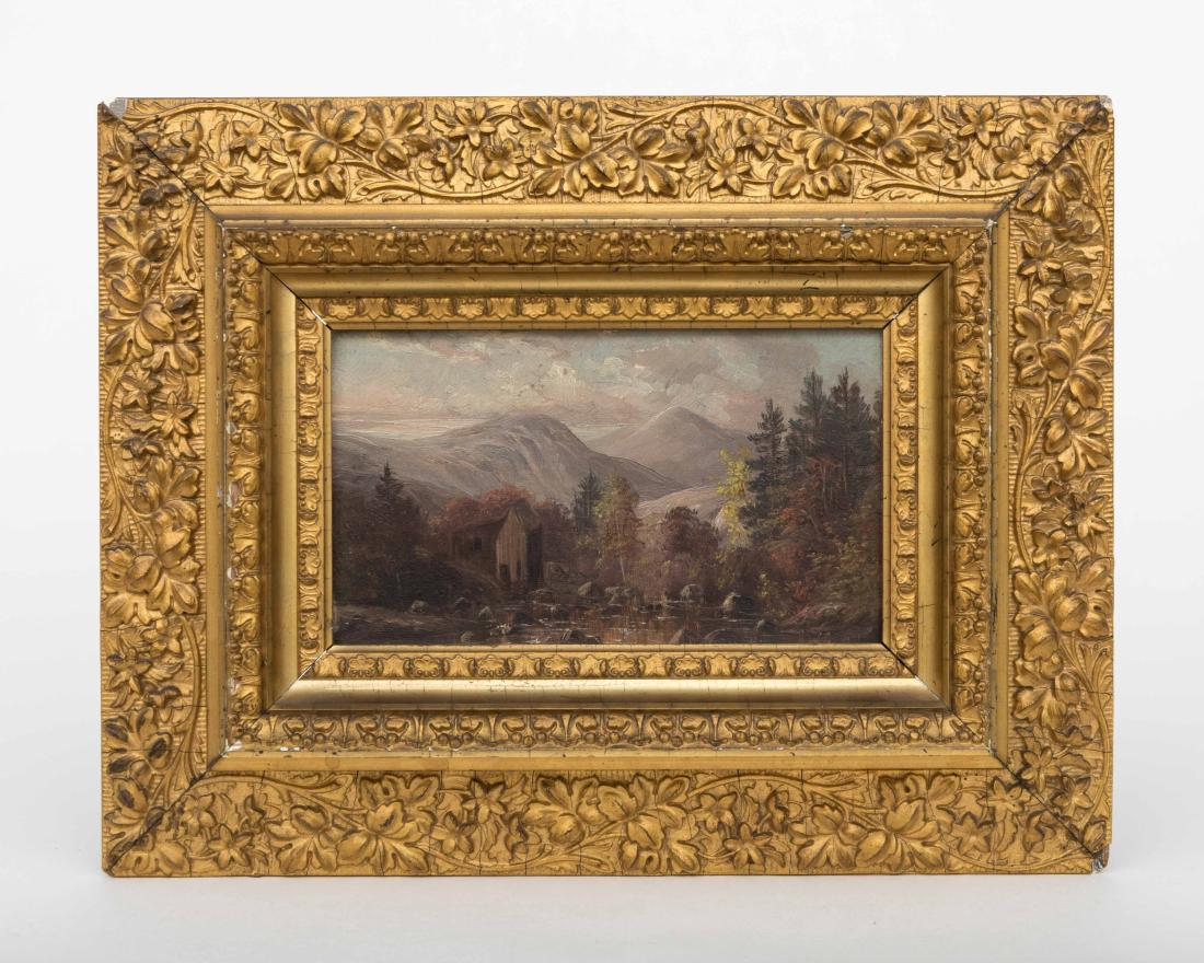 American School Painting - Oil on Canvas (1 of 6)