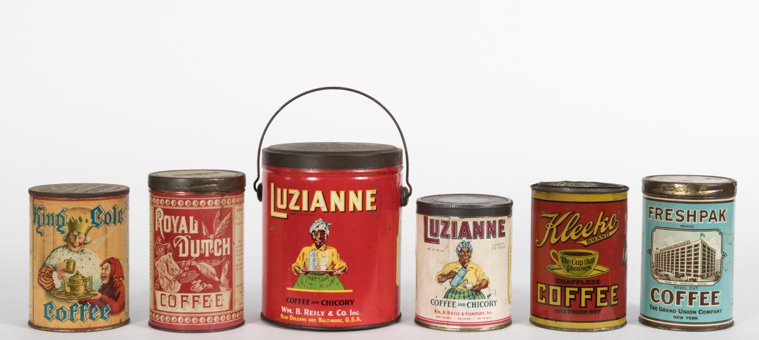 Group of Six Coffee Tins (1 of 4)