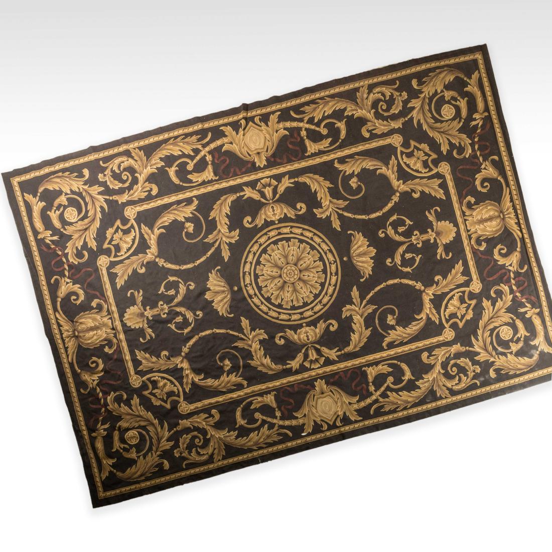 Palace Size Aubusson Rug - 14' x 19': Description - A palace size Aubusson rug. Dimensions - 14' x 19'