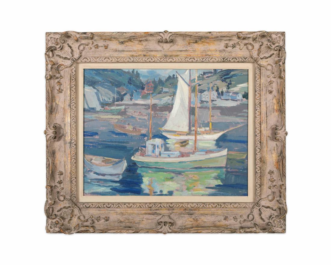 Peter Bela Mayer - Oil on Board - Monhegan, Maine (1 of 5)