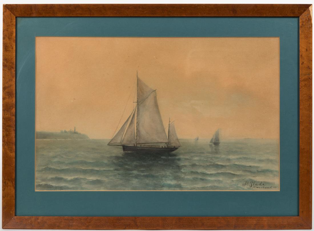 B. Slade - Riverhead, NY - Nautical Watercolor (1 of 3)