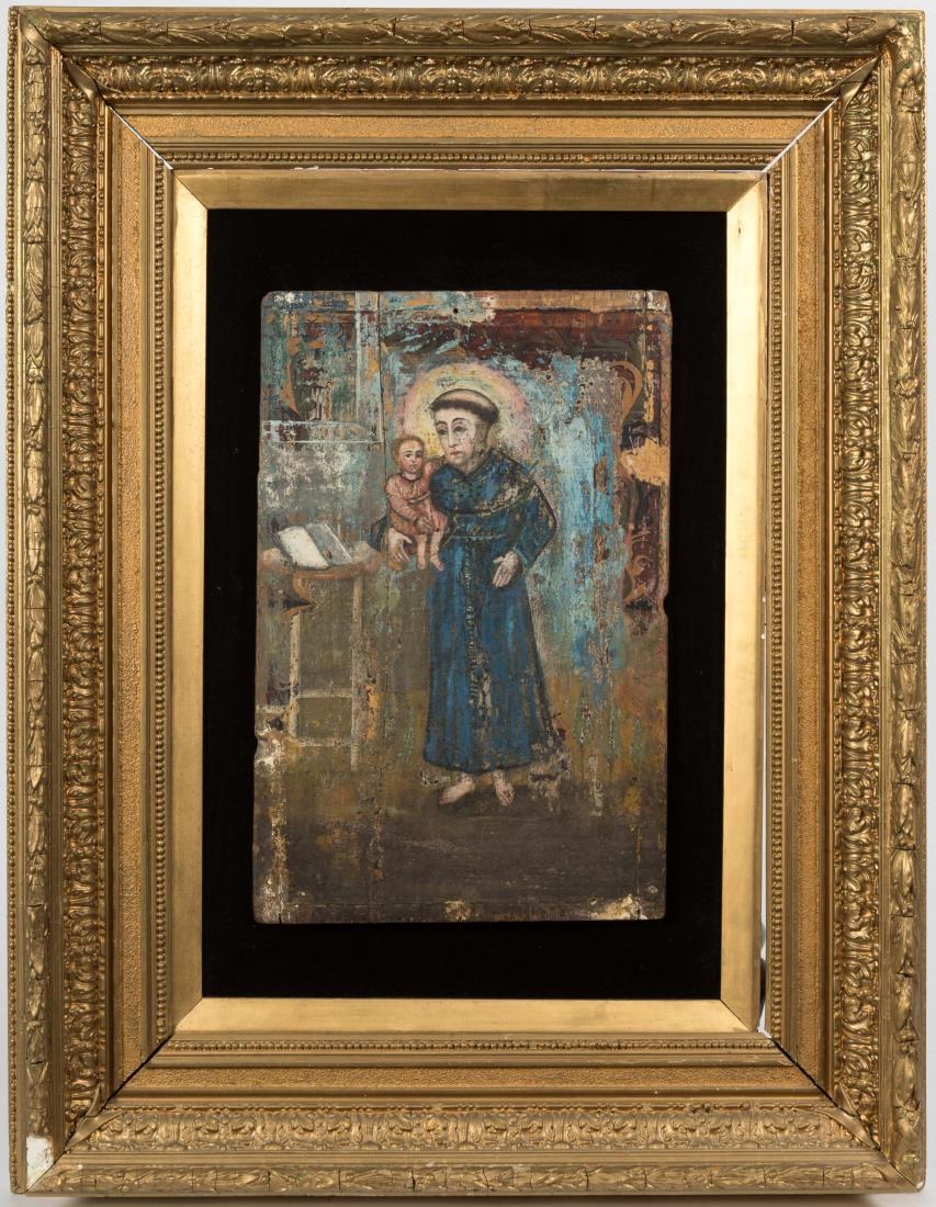 18th C Icon on Board (1 of 4)