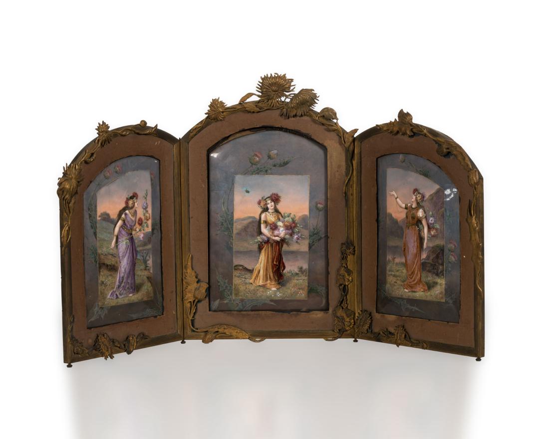 Triptych Enameled Plaque (1 of 9)