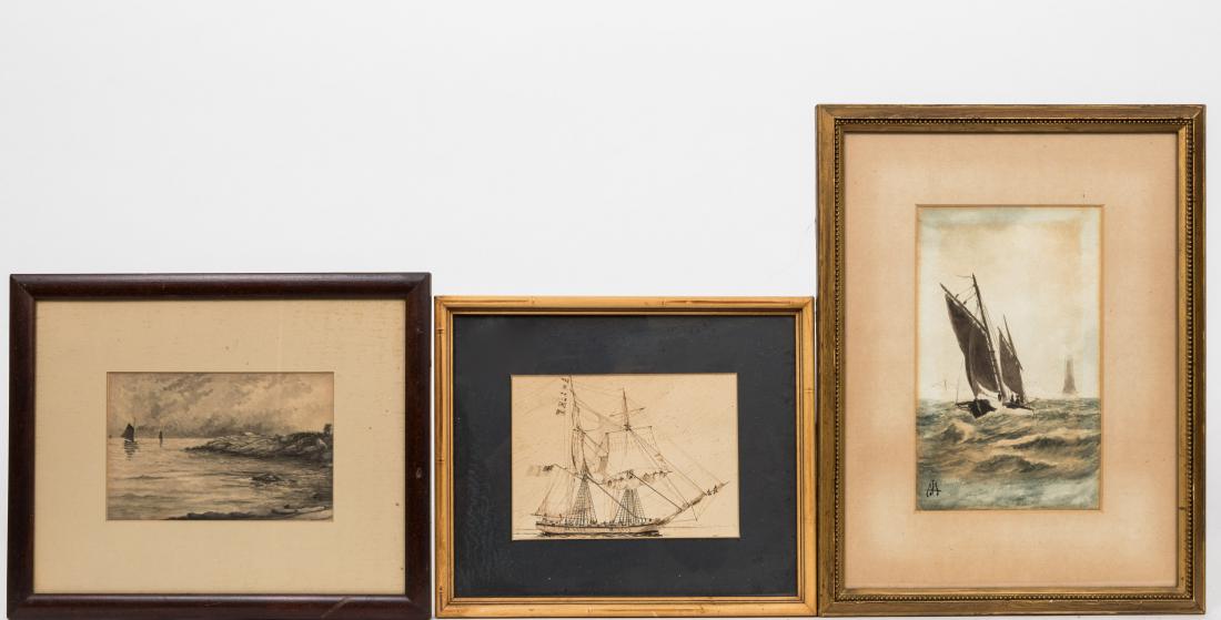 Three Nautical Watercolors (1 of 7)