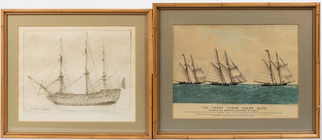 Don Swann - Etching and Nautical Lithograph (1 of 6)