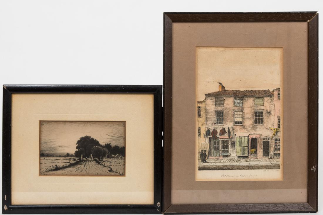 Henry Farrer - Two Signed Etchings (1 of 1)