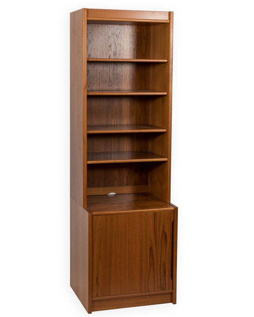 Two Part Danish Teak Bookcase (1 of 5)