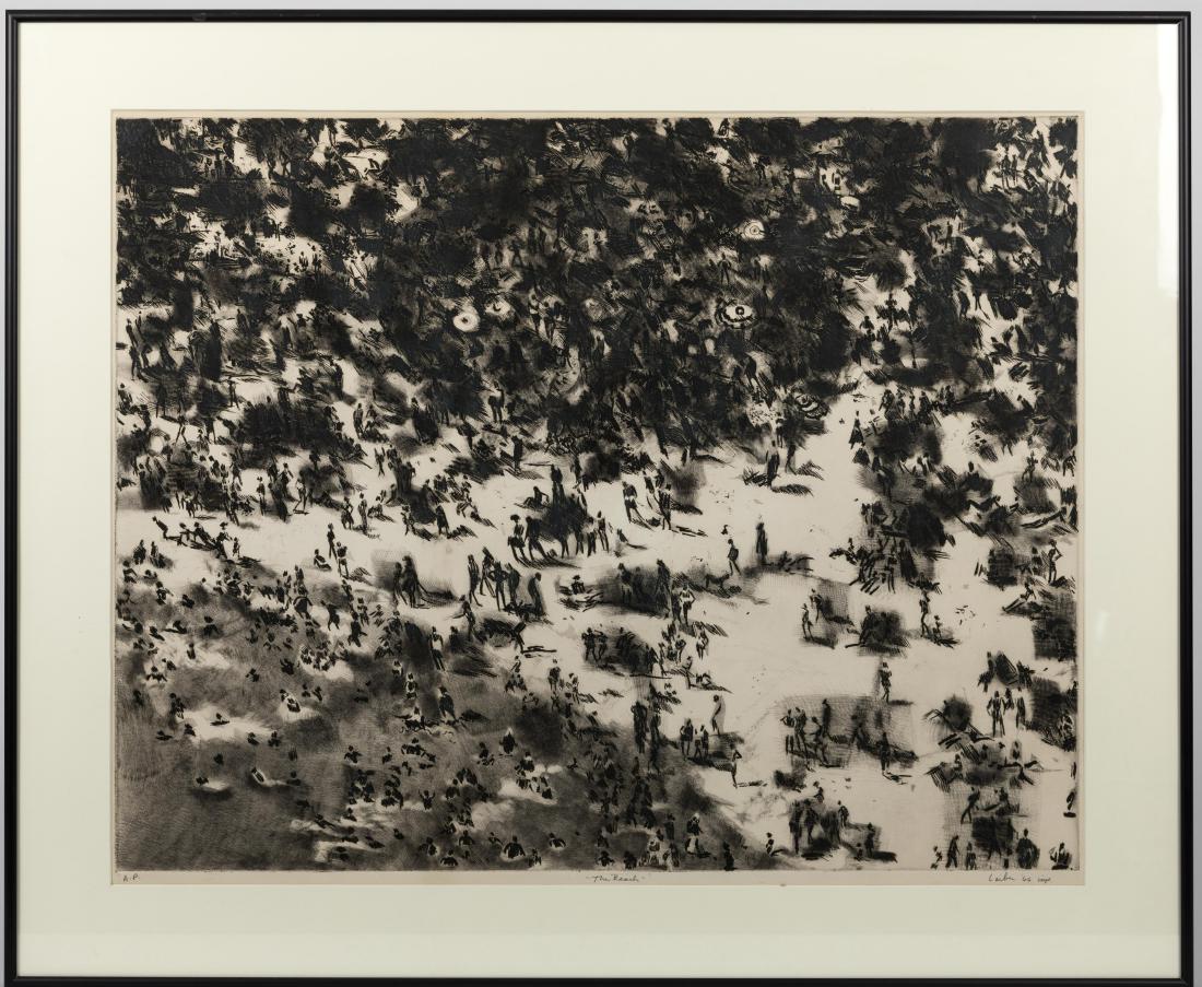 Gerson Leiber - Etching - "The Beach" (1 of 5)